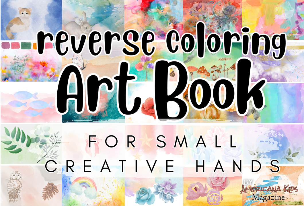 Reverse Coloring Art Book